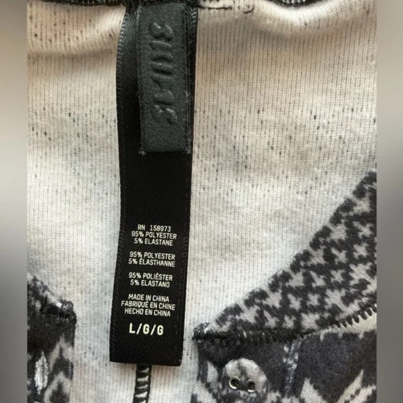 SKIMS Logo Plush Pointelle Henley Onesie - Picture 6 of 6